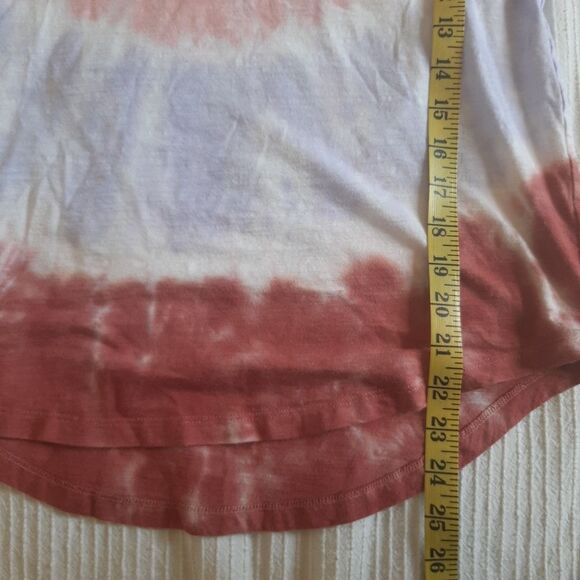 Maurices Tie Dye V neck Cotton Blend Tee Small - Picture 8 of 9
